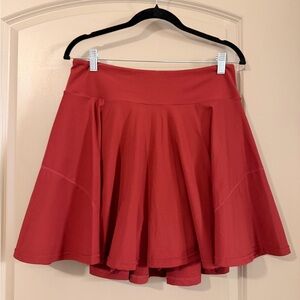 POPFLEX Supersculpt™ Twirl Skort with Pockets - Crimson